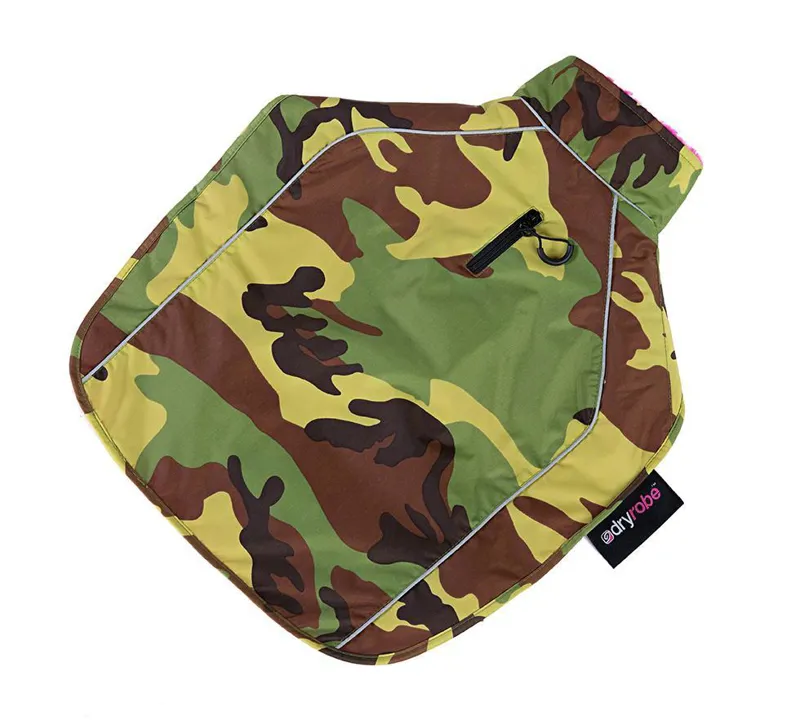 Dryrobe Dog Coat Camo/Pink-9
